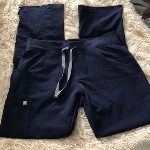 Figs kade navy blue scrub pants